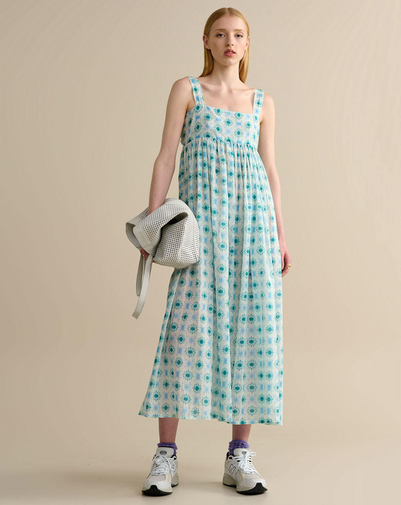 Bellerose Robe longue Parma bleue