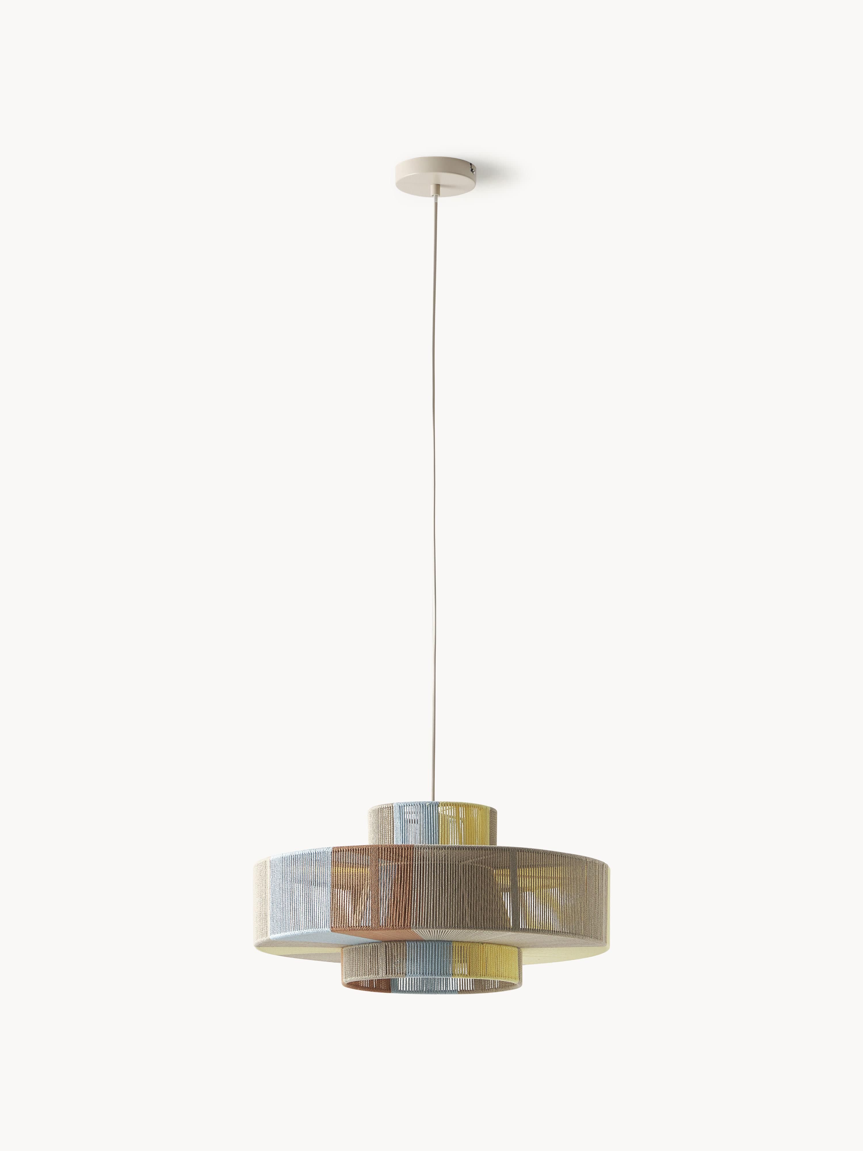 Grote hanglamp Lace uit linnendraden