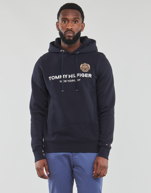 Tommy Hilfiger - ICON STACK CRESTHOODY Marino