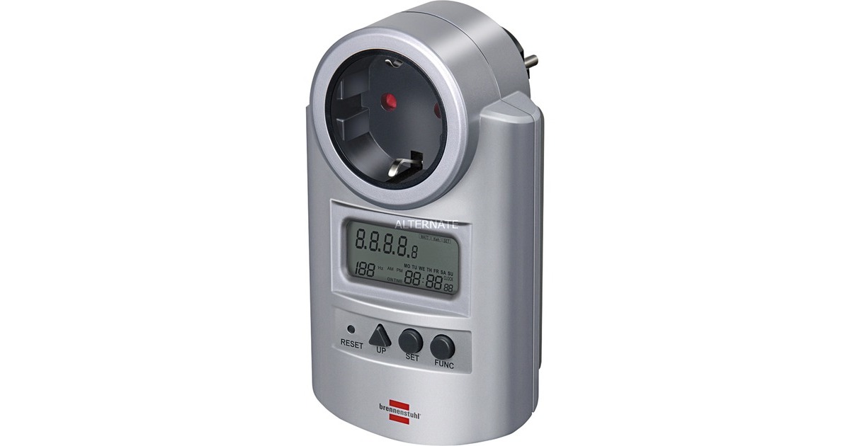 BrennenstuhlPrimera-Line Wattage and current meter PM 231 E meetapparaat  (Zilver)