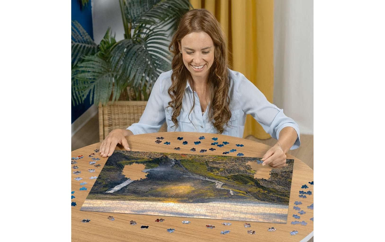 Puzzle Haifoss auf IslandKlassisches Puzzle