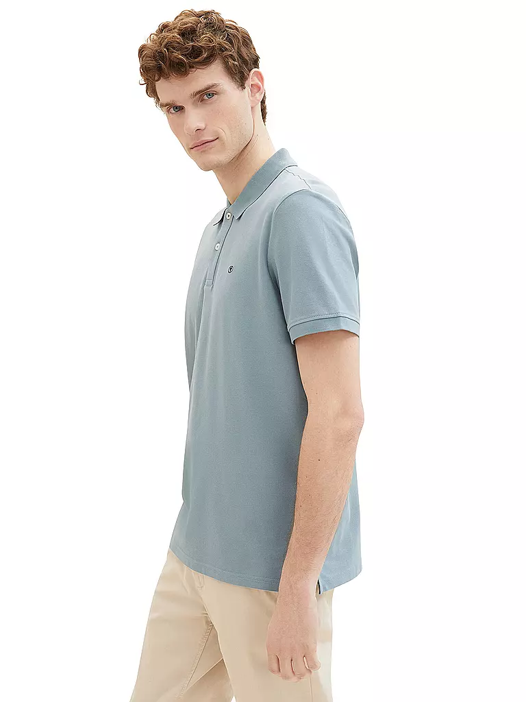 TOM TAILOR Poloshirt grau