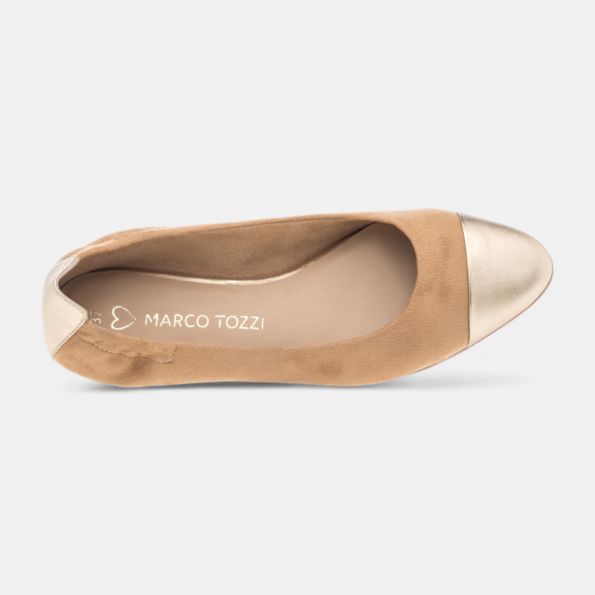 Ballerines Femme camel
