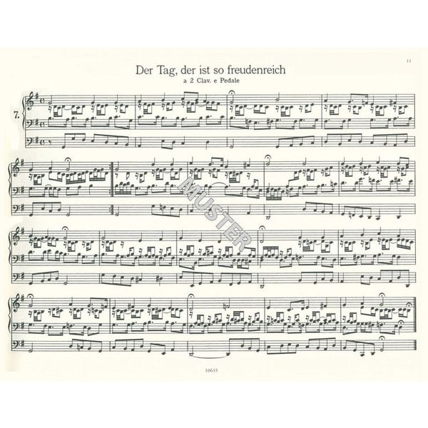 Edition Peters Bach Orgelbüchlein