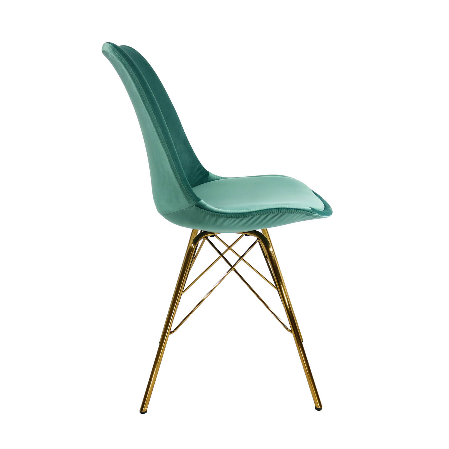 Kick kuipstoel - Velvet mint GL