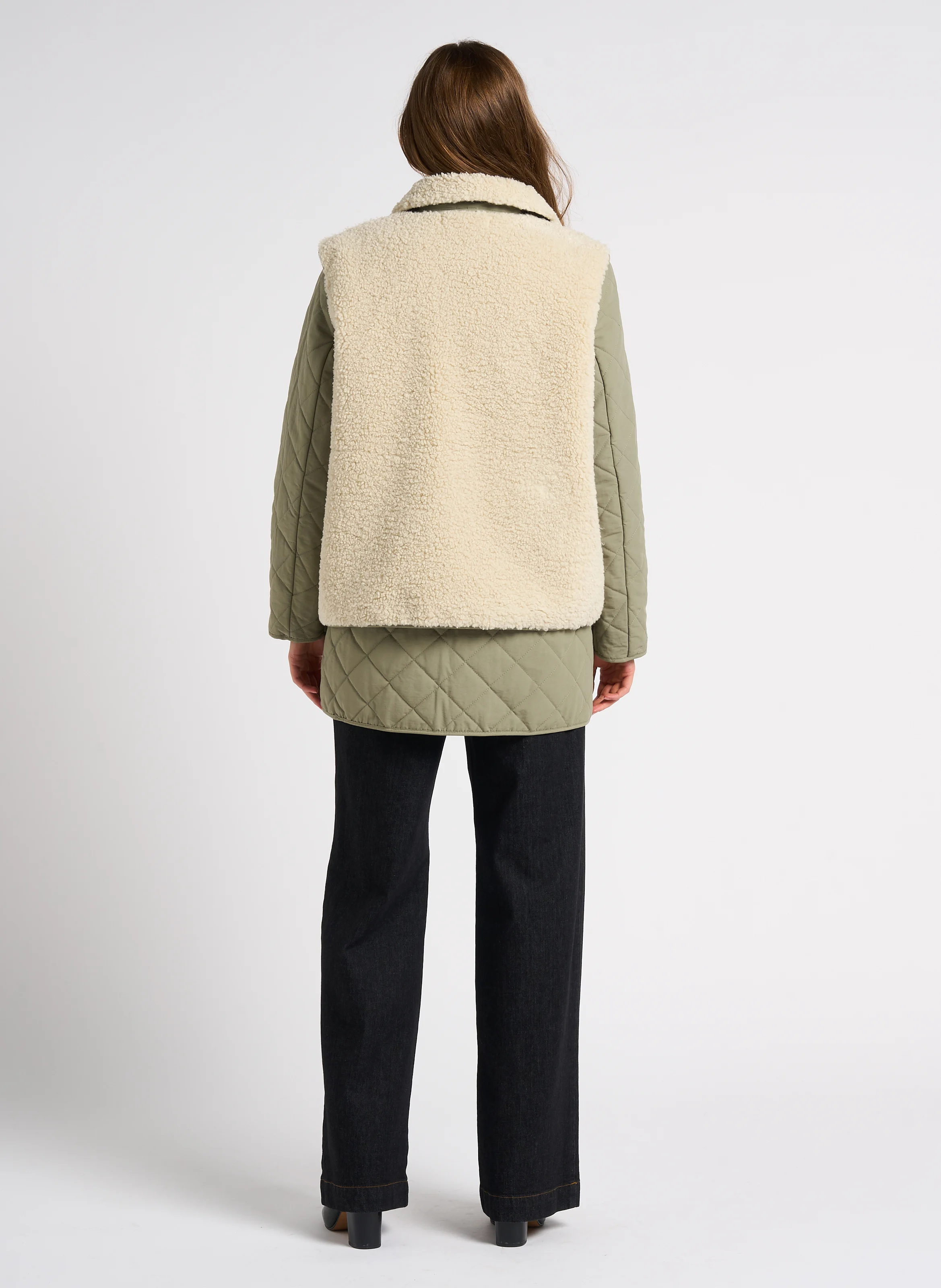 Sous-pull droit col roulé | Gris