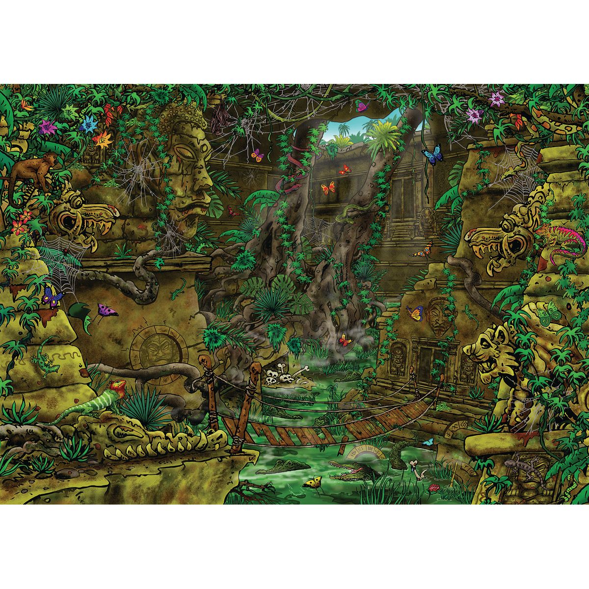 Escape puzzle 759 pièces - Temple Ankor Wat