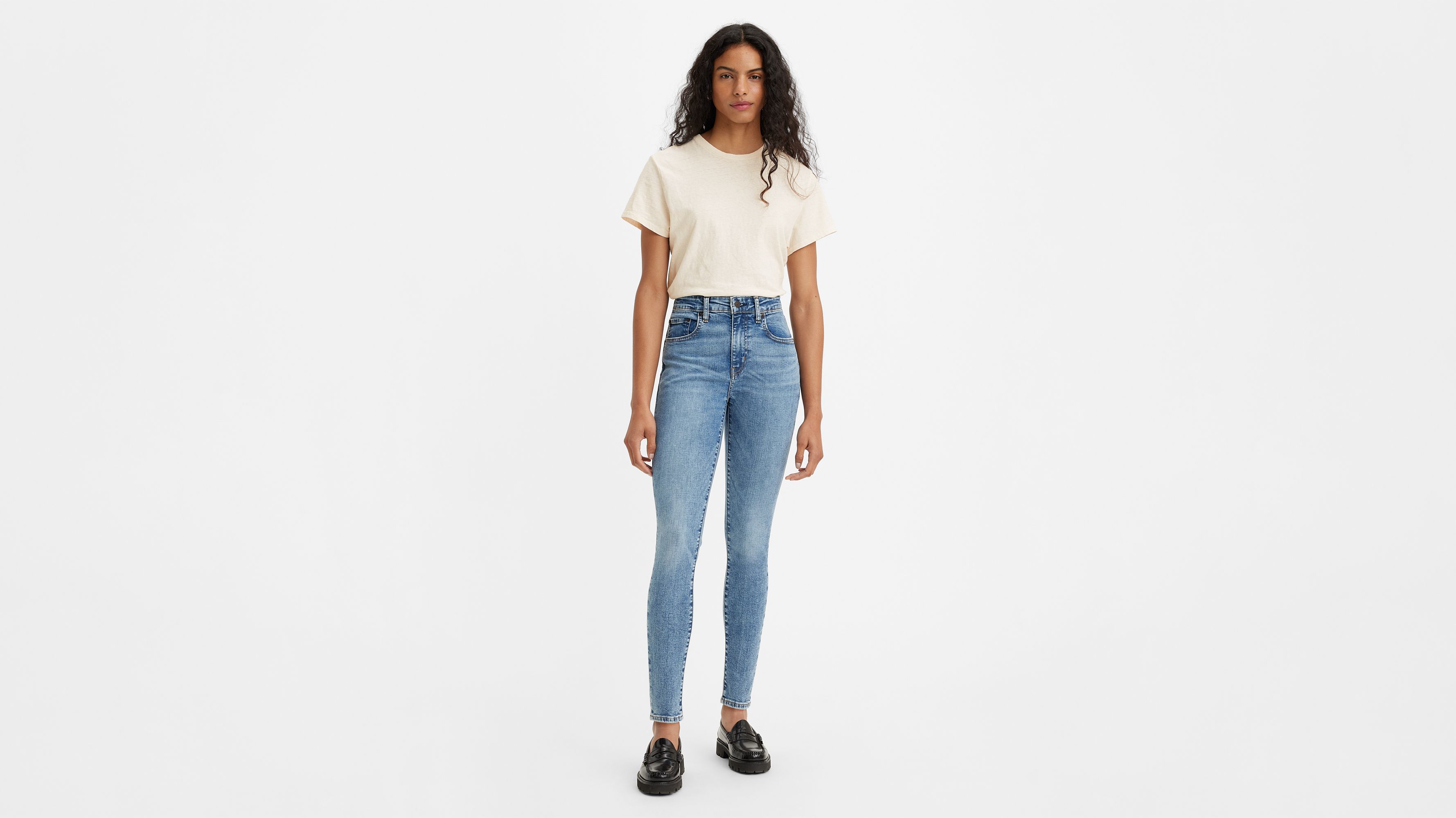 Jean 721™ Taille Haute Skinny - Medium Indigo Worn In - Bleu