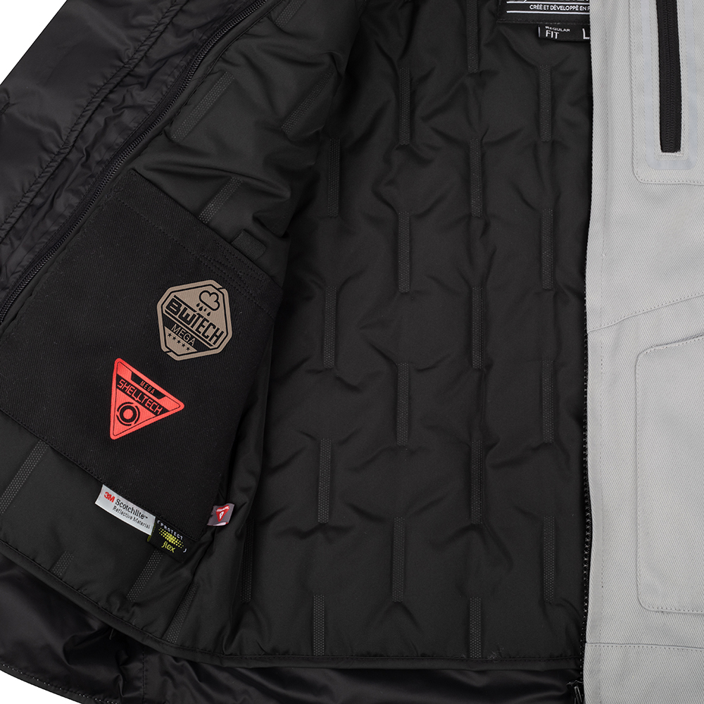 Bering - Blouson Portland Gris / Noir