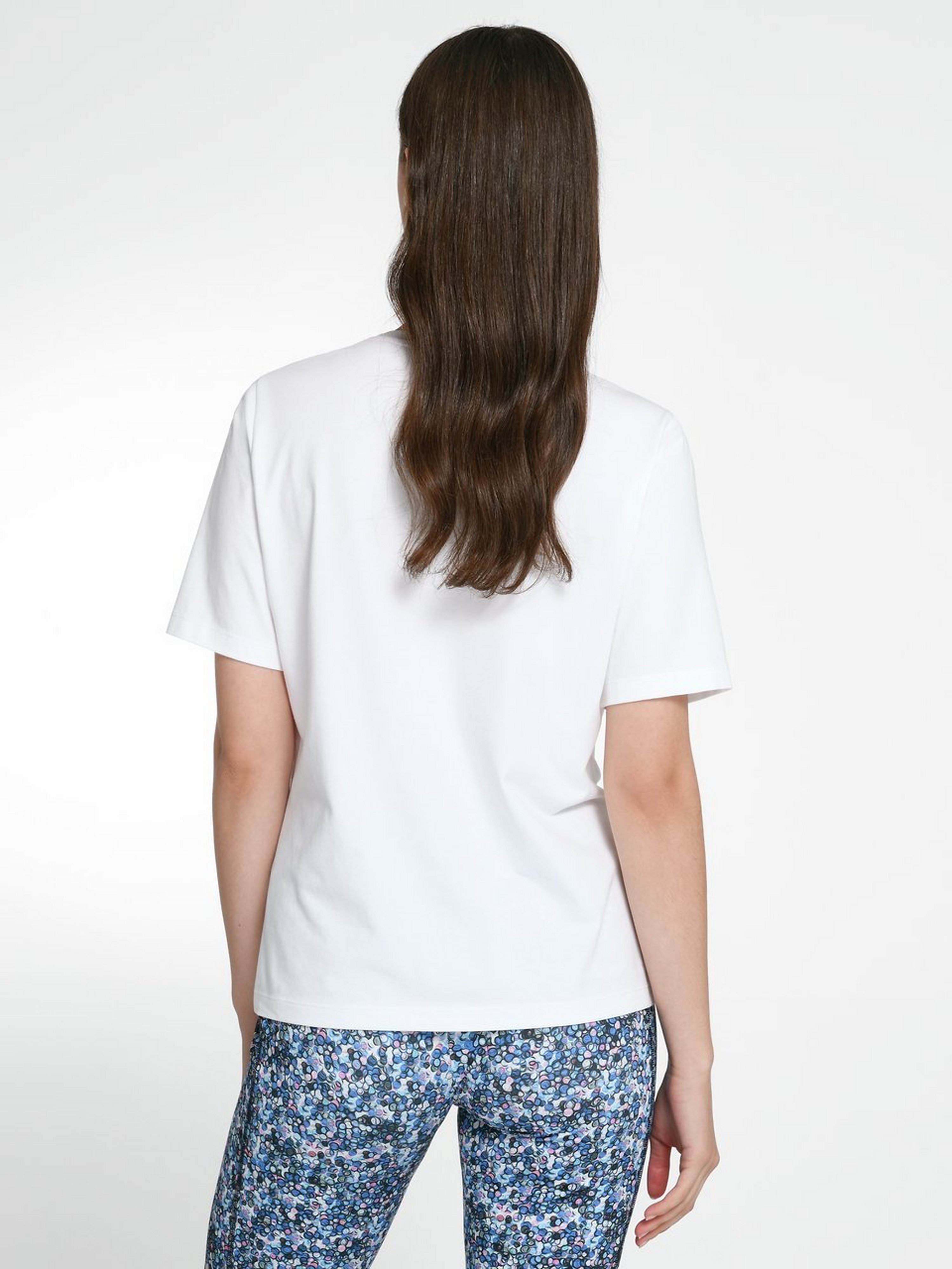 Rundhals-Shirt mit 1/2-Arm