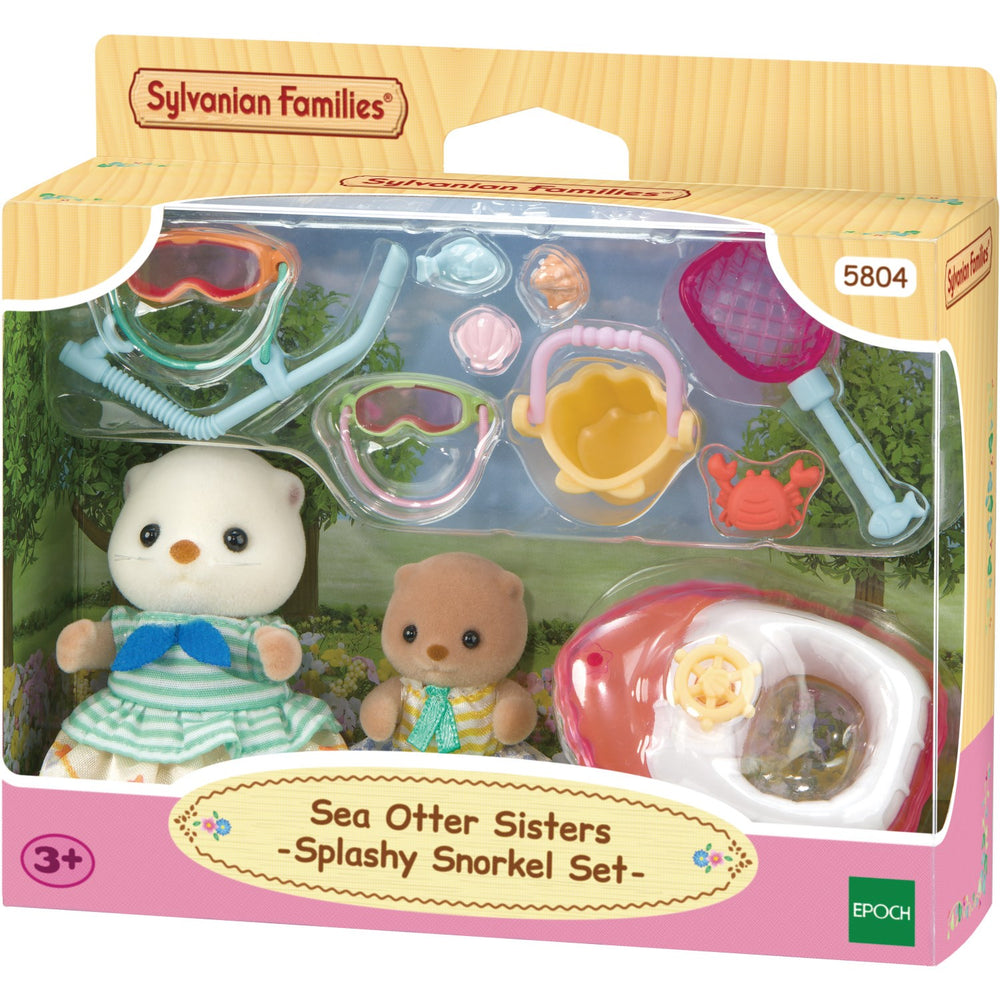 Køb Sylvanian Families® Sea Otter Sisters - Splashy Snorkel Sæt