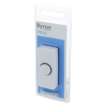 Byron 7910 beldrukker wit