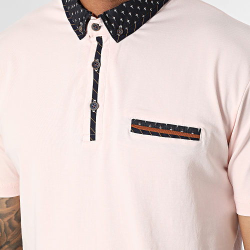 Polo Manches Courtes Rose