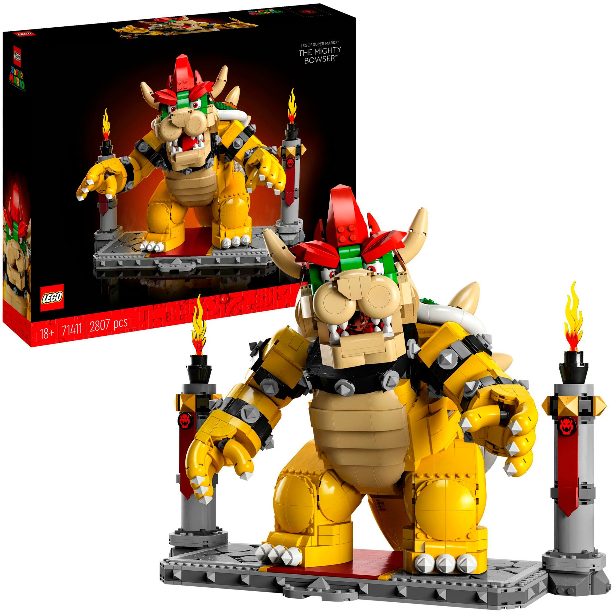 LEGO Konstruktionsspielzeug Super Mario - Der mächtige Bowser