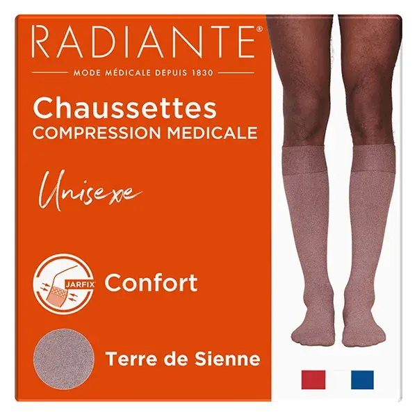 RADIANTE Chaussettes de compression Sienne Ressource Taille 2 Classe 2