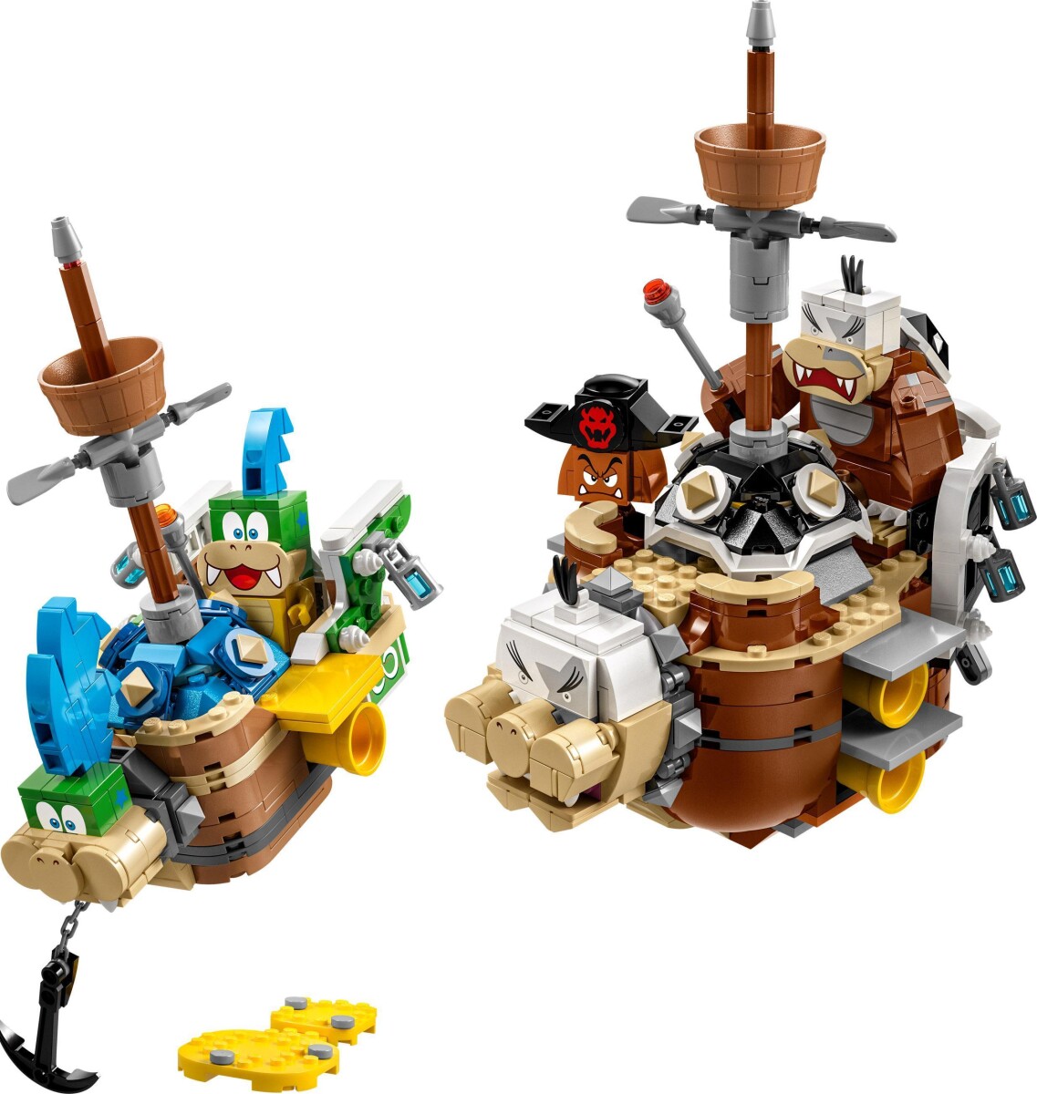 Lego Super Mario - Larry Og Mortons Luftskibe - Udvidelsessæt - 71427