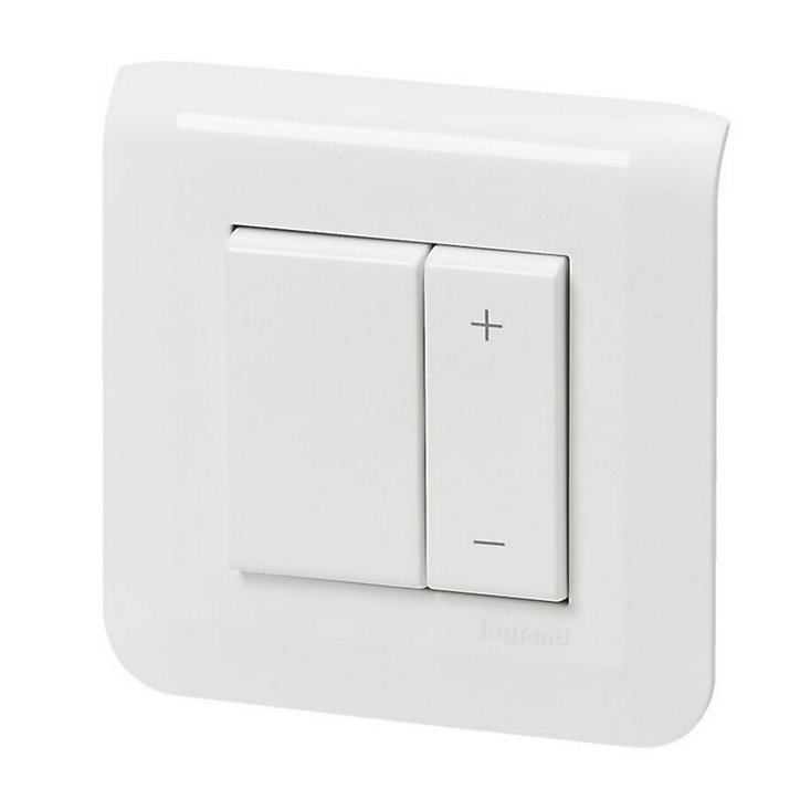 Mécanisme écovariateur à griffes Legrand Mosaïc blanc