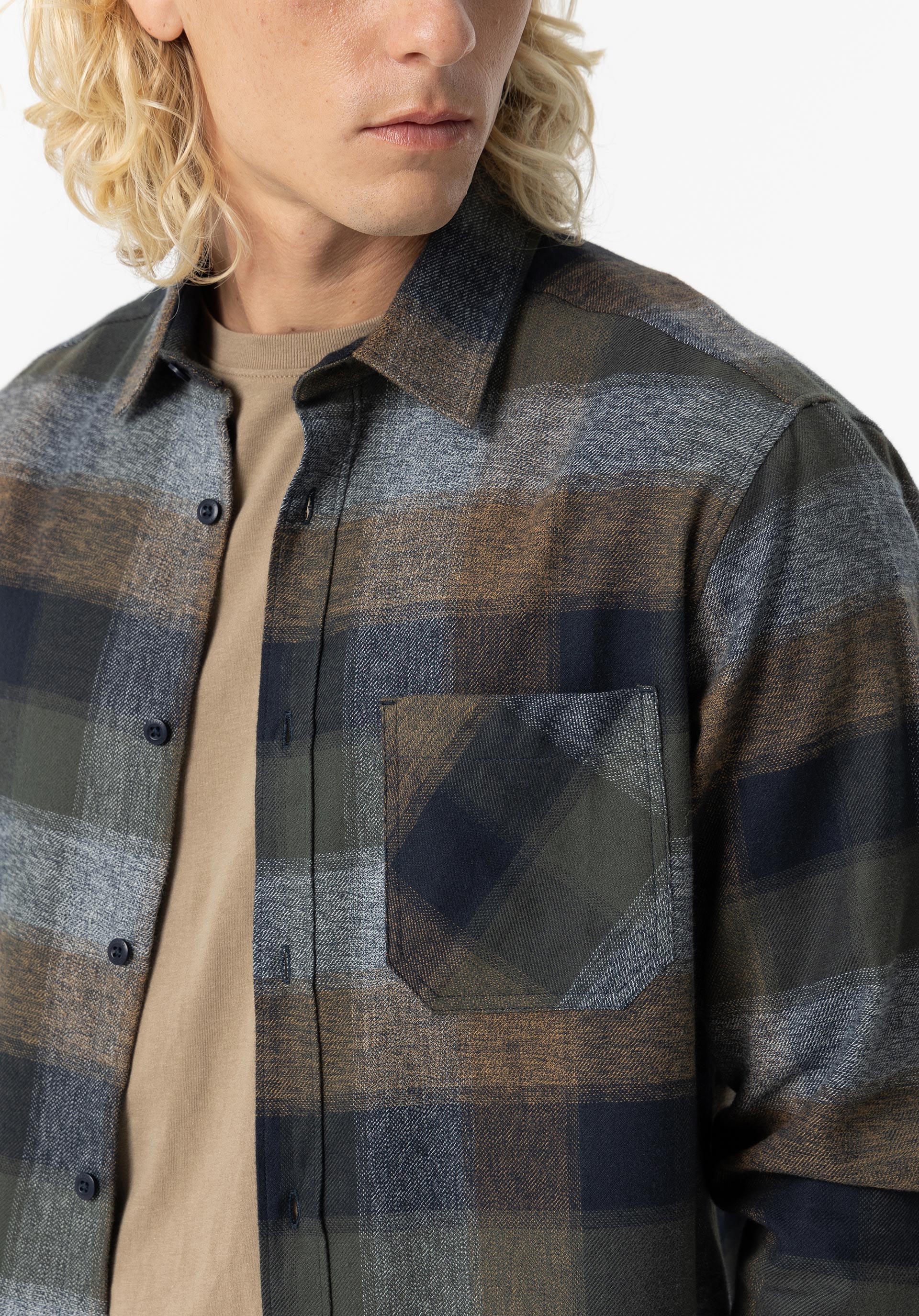 Camisa Regular Fit Xadrez Flanela