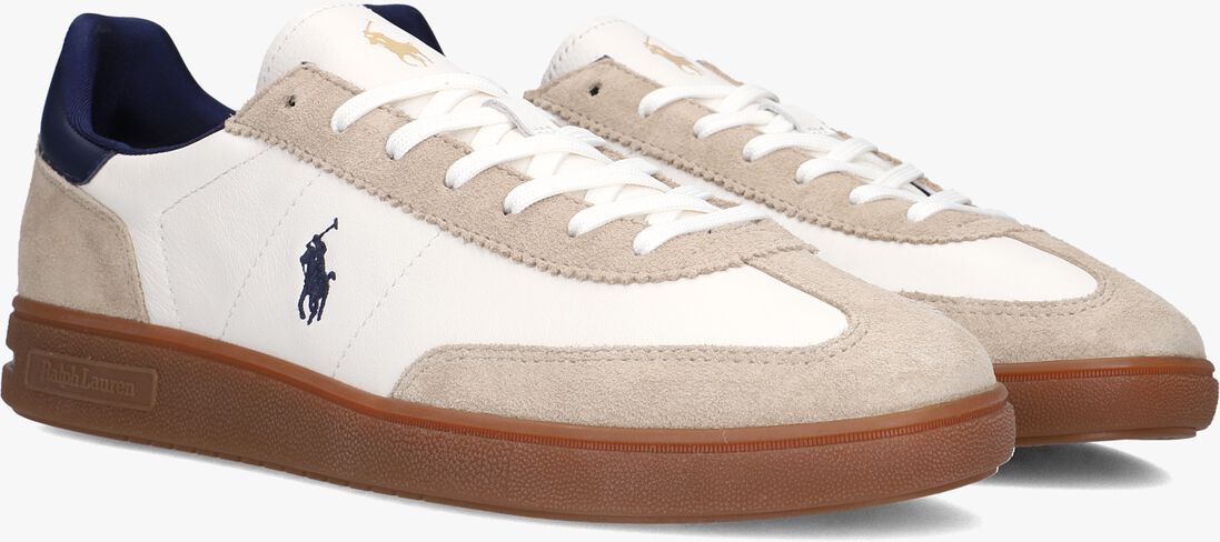 beige polo ralph lauren lage sneakers bedford sneakers low top lace