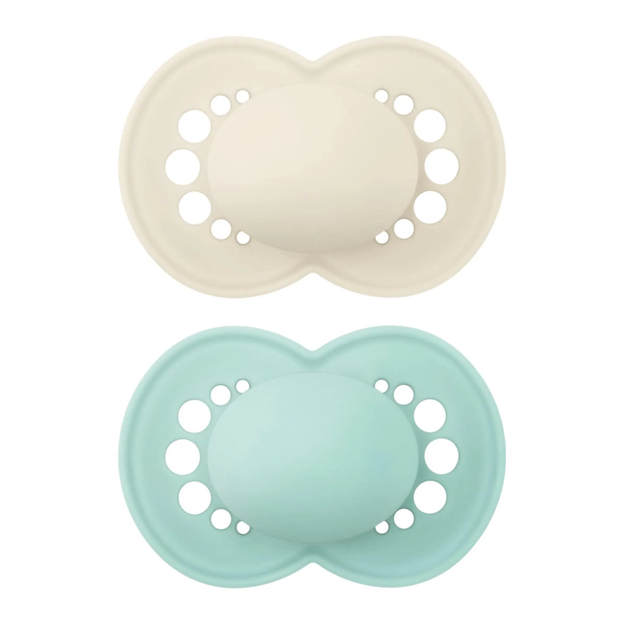 Mam Baby Suce Orthodontique Matte  6-16mois Paquet de 2 - Aqua