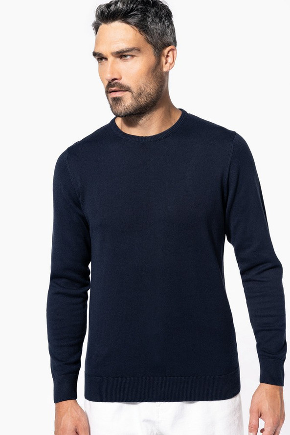 Kariban K967 - Pull Homme Col Rond en Coton et Acrylique