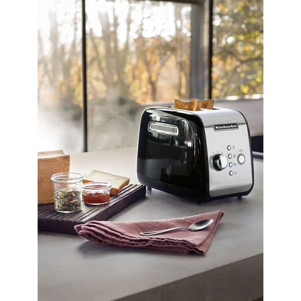 Grille-pain 2 tranches noir 5KMT221EOB Kitchenaid
