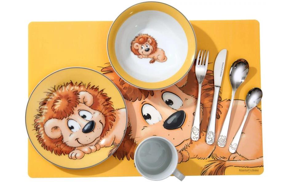 Kinderbesteckset Happy Zoo 4-teiligKinder-Besteck