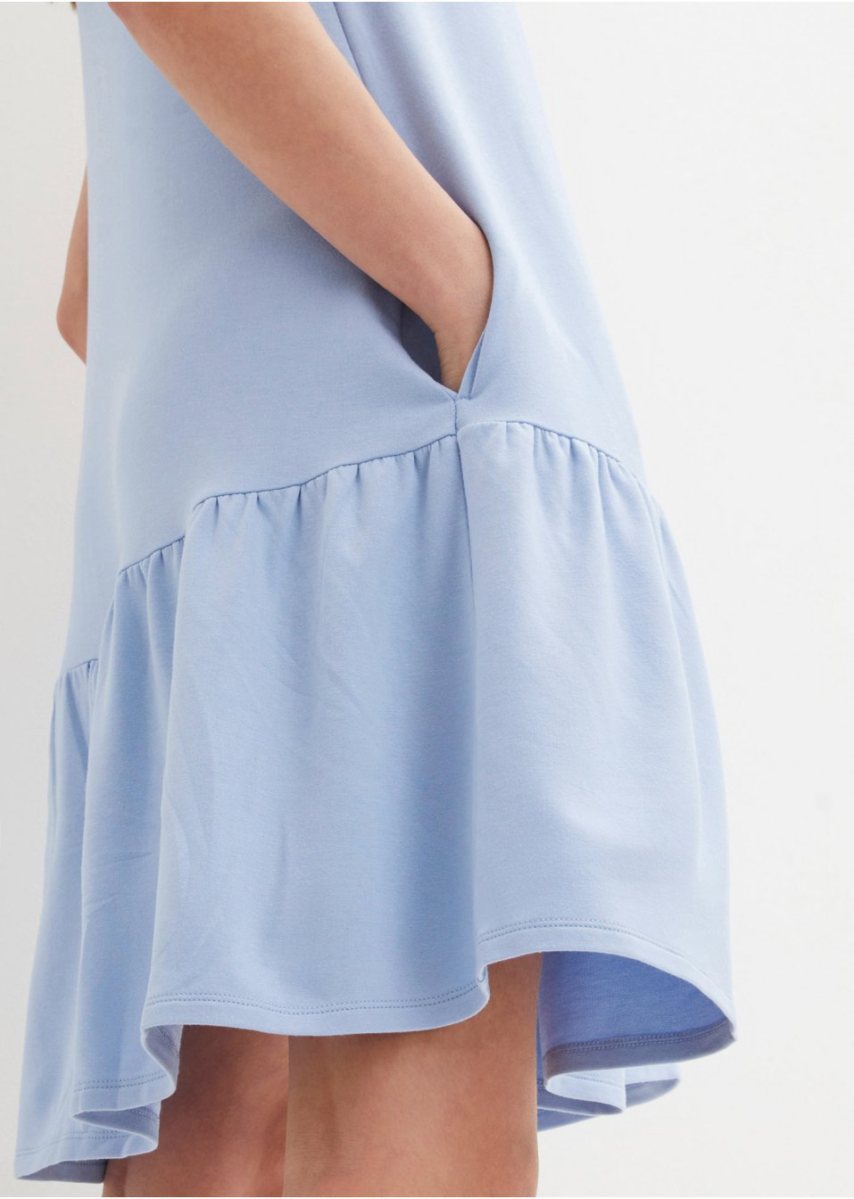 Robe sweat à capuche, sans manches