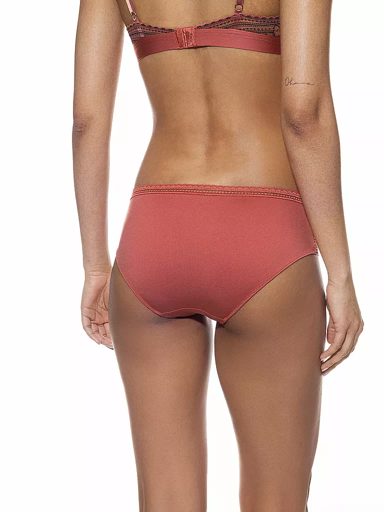 MEY Pants POETRY GLAM marsala red orange
