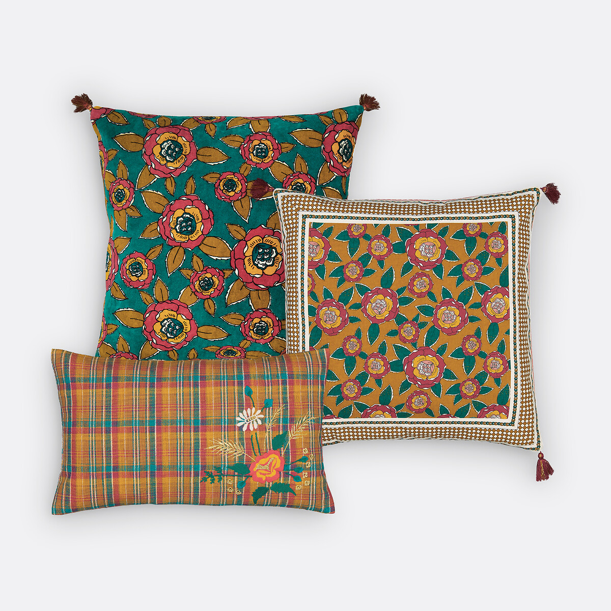 JAMINI x LA REDOUTE INTERIEURS<br>Capa de almofada retangular, Sumi