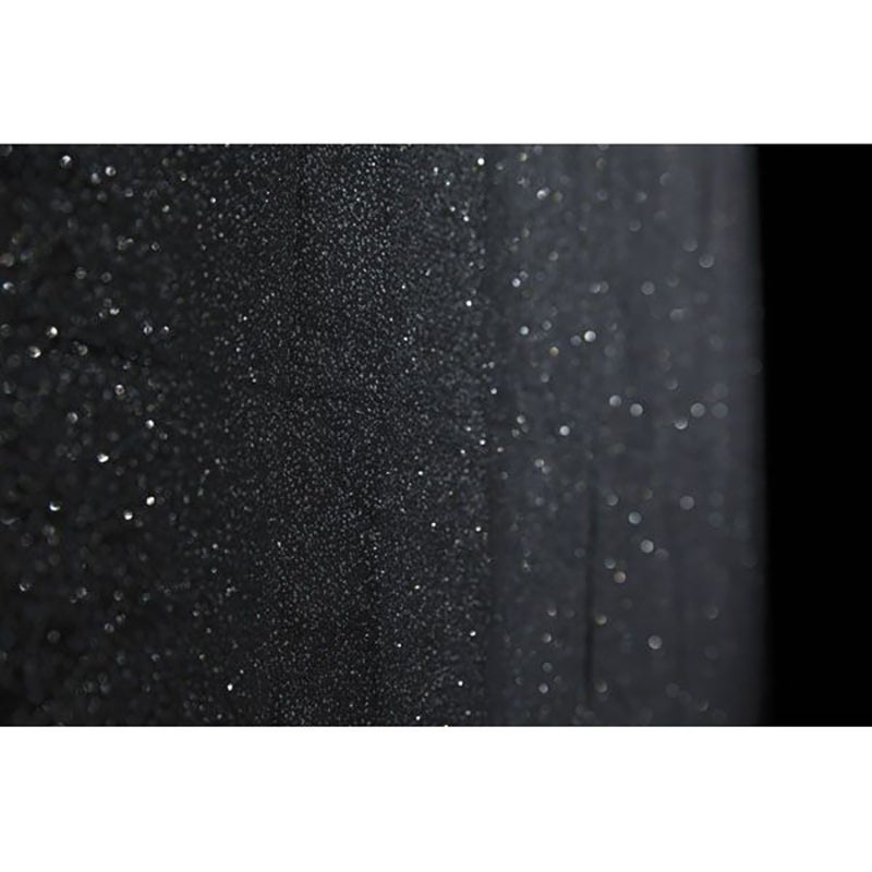 Showtec Glamourmolton Backdrop 3 x 4 meter zwart met glitters
