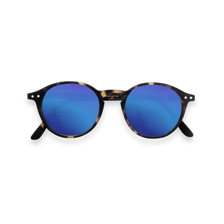 IZIPIZI Lunettes de Soleil #D Tortoise Verres Miroirs - Collection Adulte | Noir