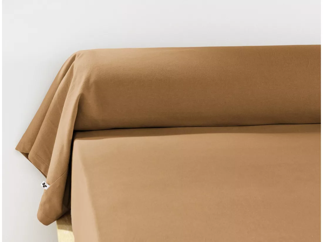 Taie de traversin 85 x 185 cm CANDICE Camel