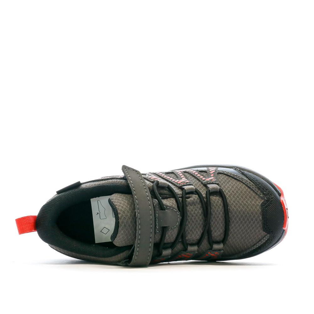 Salomon Baskets Grise/Rouge Garçon Salomon Xa Pro V8