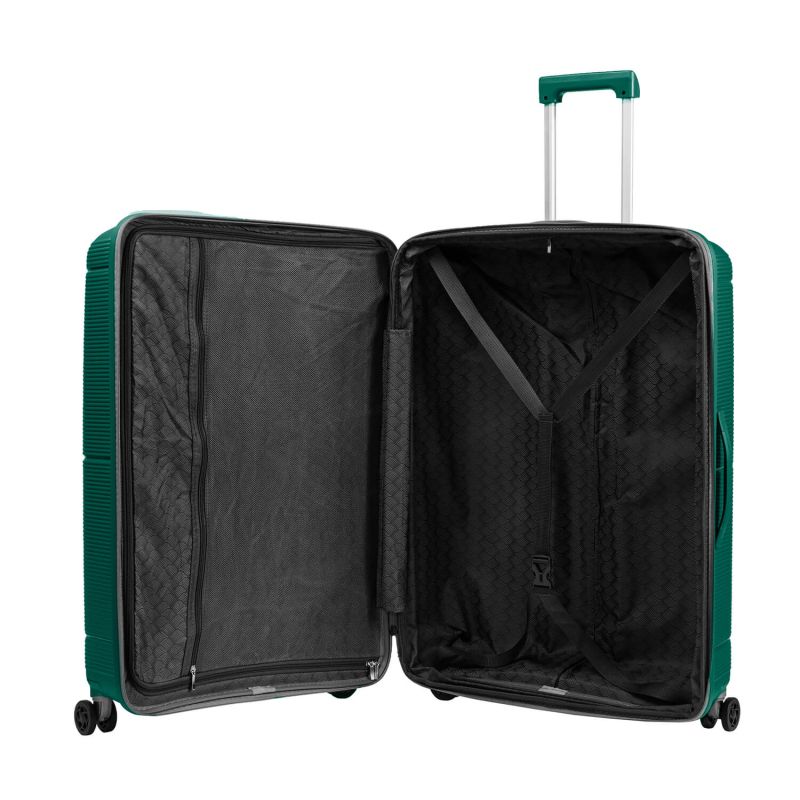 Lot de 3 valises extensibles Haree 55, 67 et 76.5 cm Pearly green
