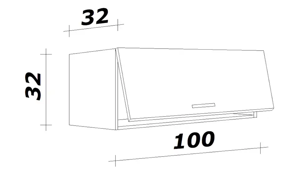 Hängeschrank Ens 100 cm