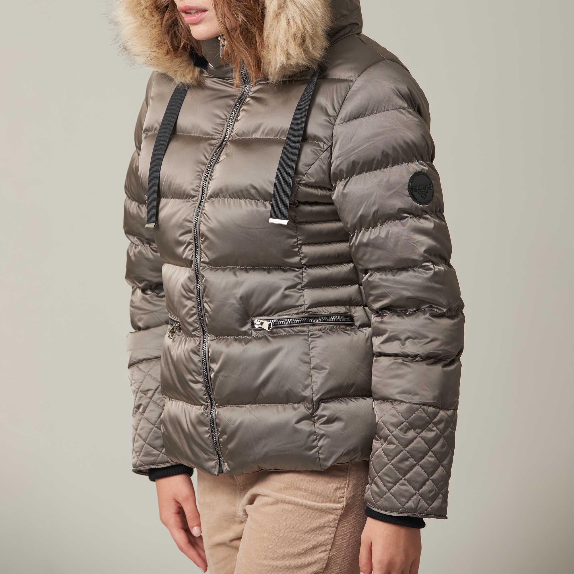 Doudoune Femme taupe