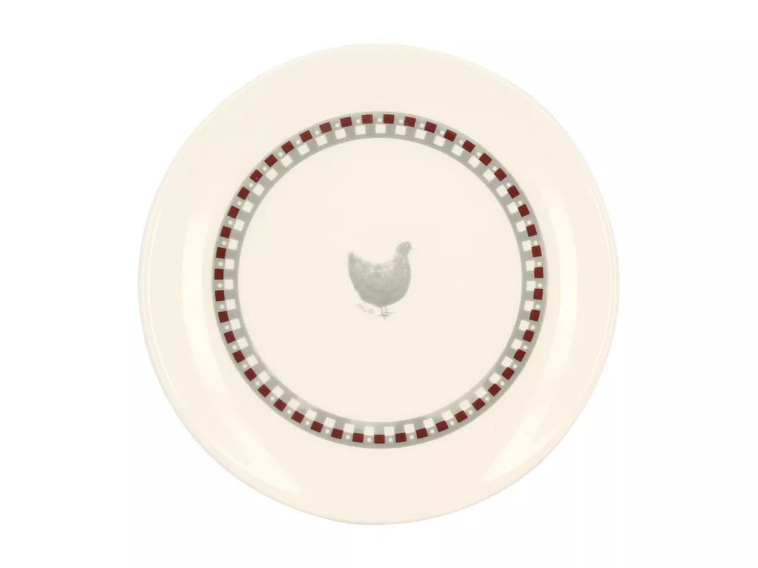 Novastyl - Lot6 Assiettes A Dessert Gallina 19cm En Gres