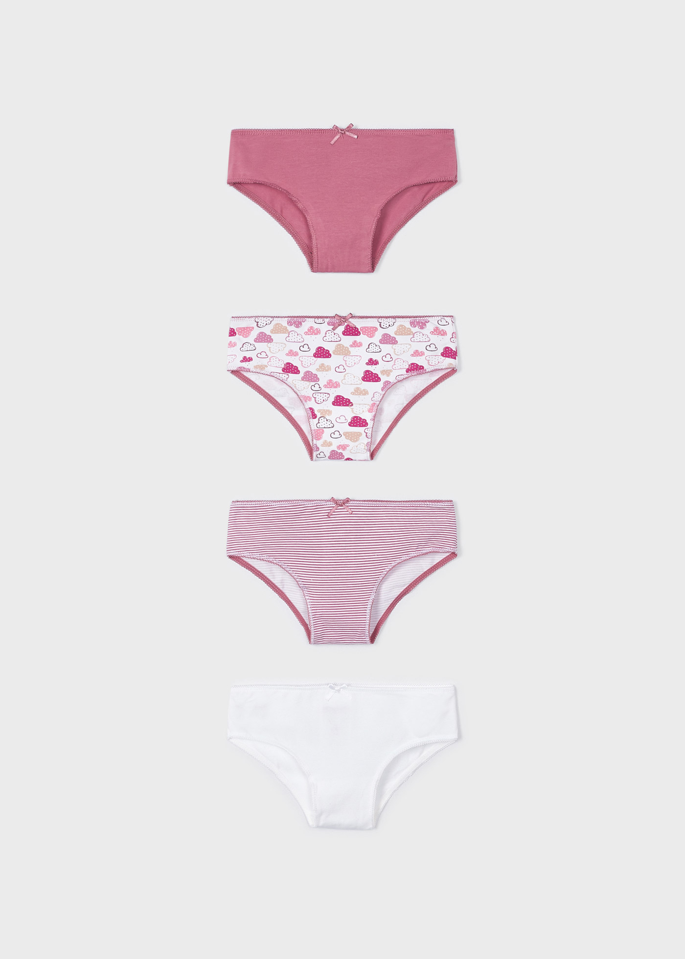 Conjunto de 4 calcinhas para meninas