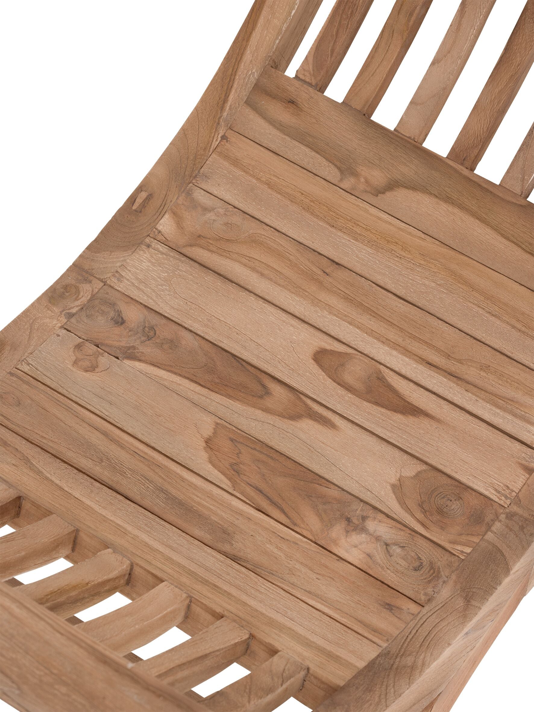 MUST Living Stool Cleopatra small,53x53x30 cm, rustic teakwood