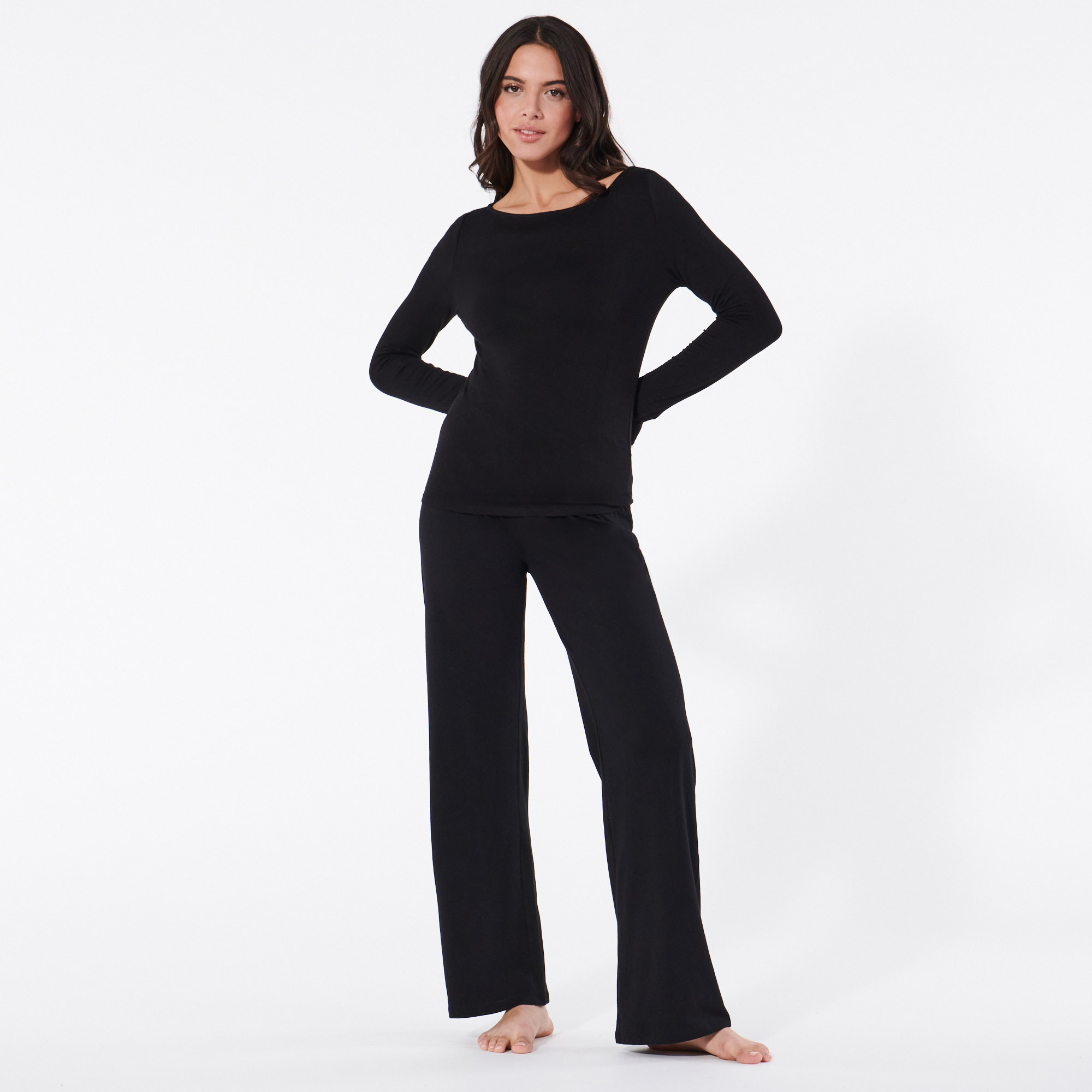 Top de pyjama à manches longues