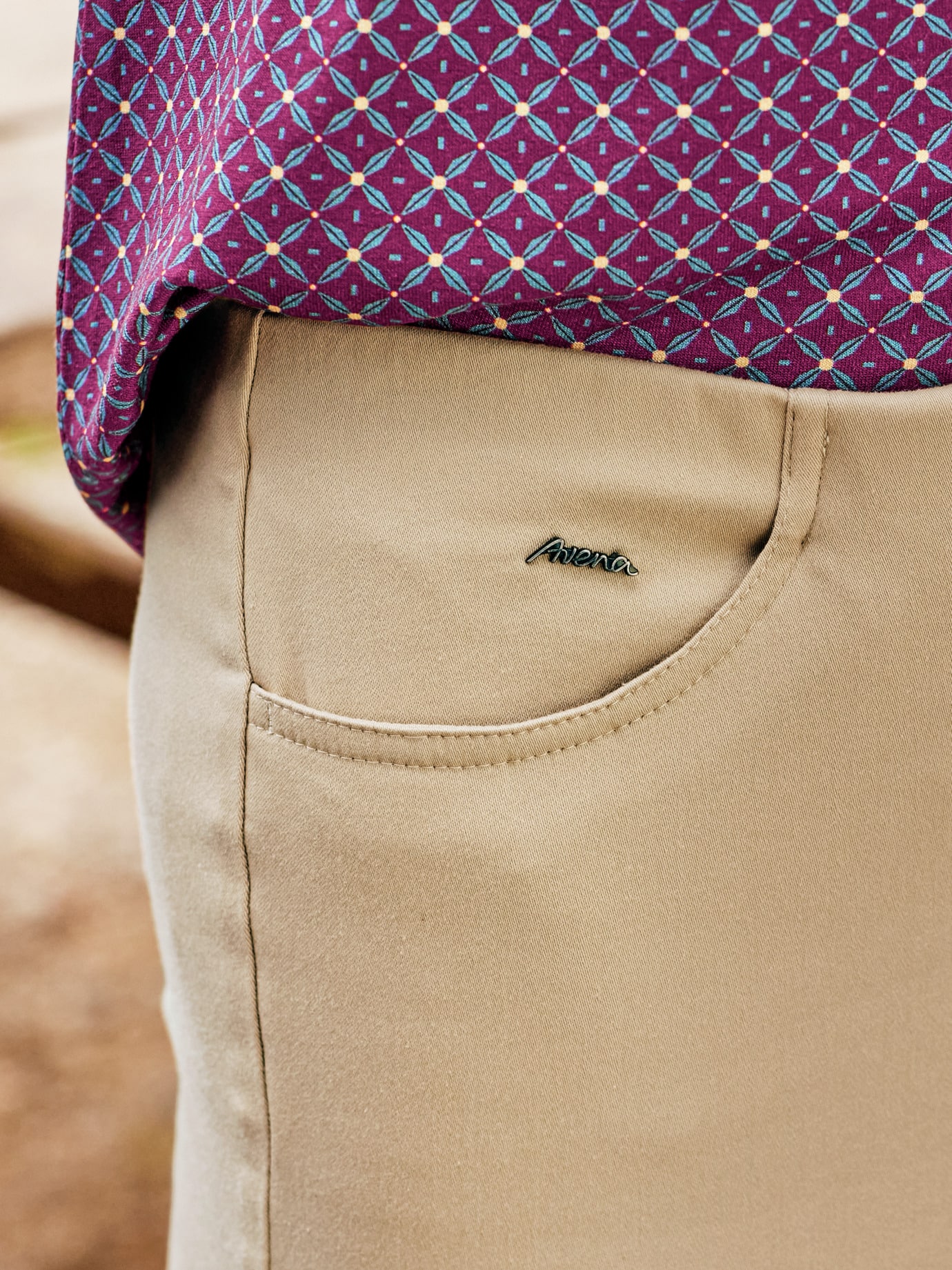 Bügelfreihose Satinstretch
