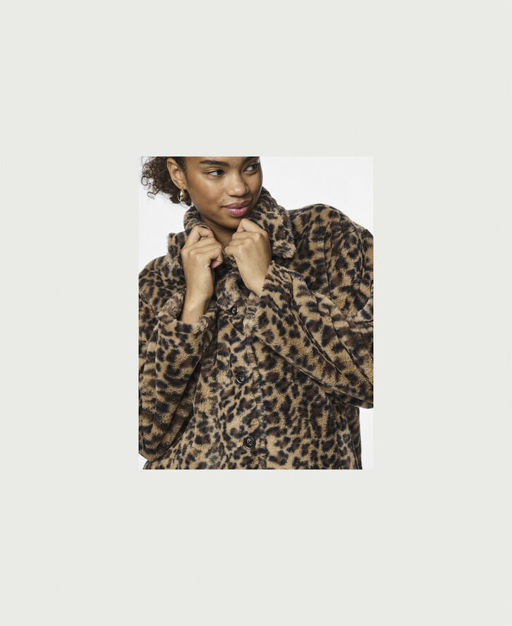 Pieces PCROBYN JACKET Brown sugar/leo