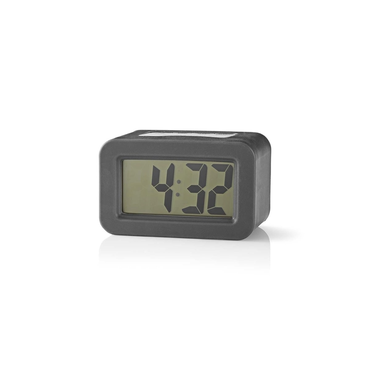Nedis Digital Desk vekkerklokke | LCD-bakgrunnsbelysning | 3.5 cm | Bakgrunnsbelysning | slumrefunksjon | Nei | Grå / Hvit