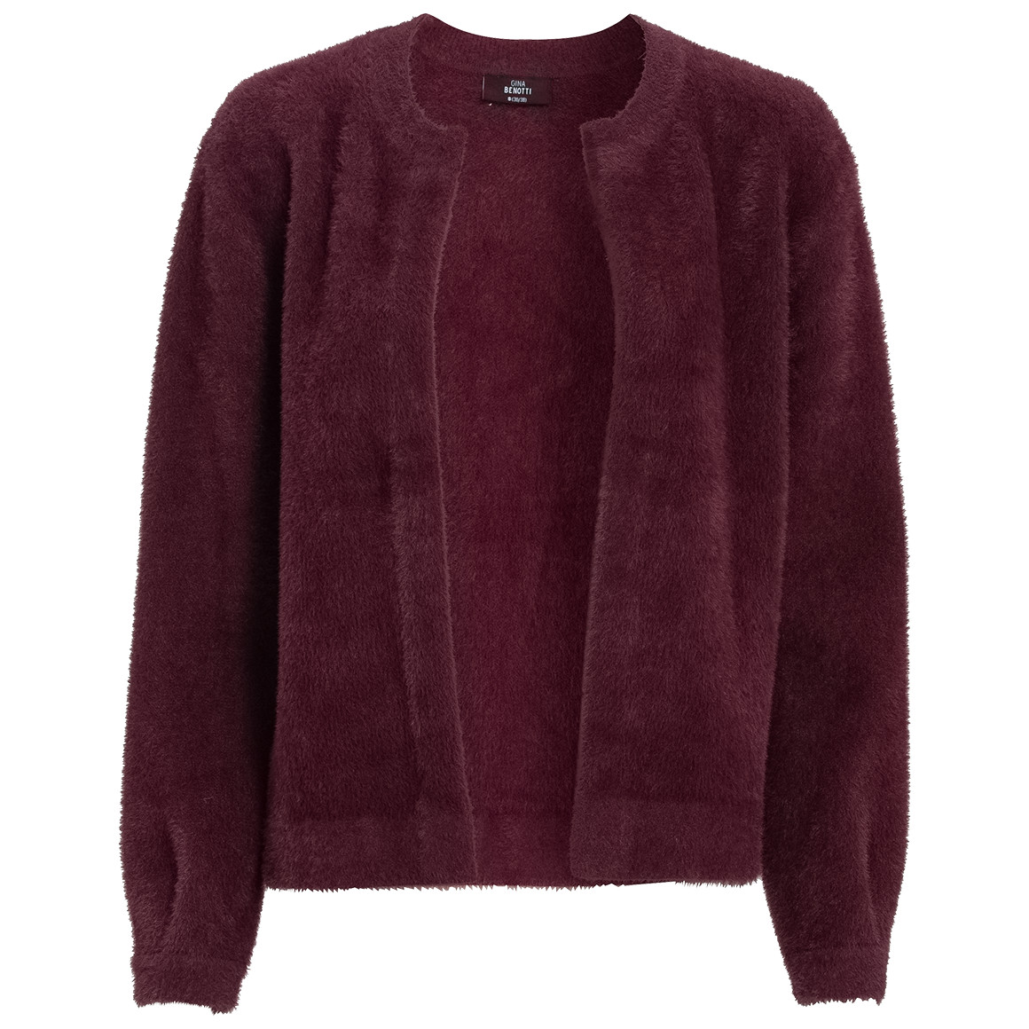 Gina Benotti Damen Strickjacke weinrot