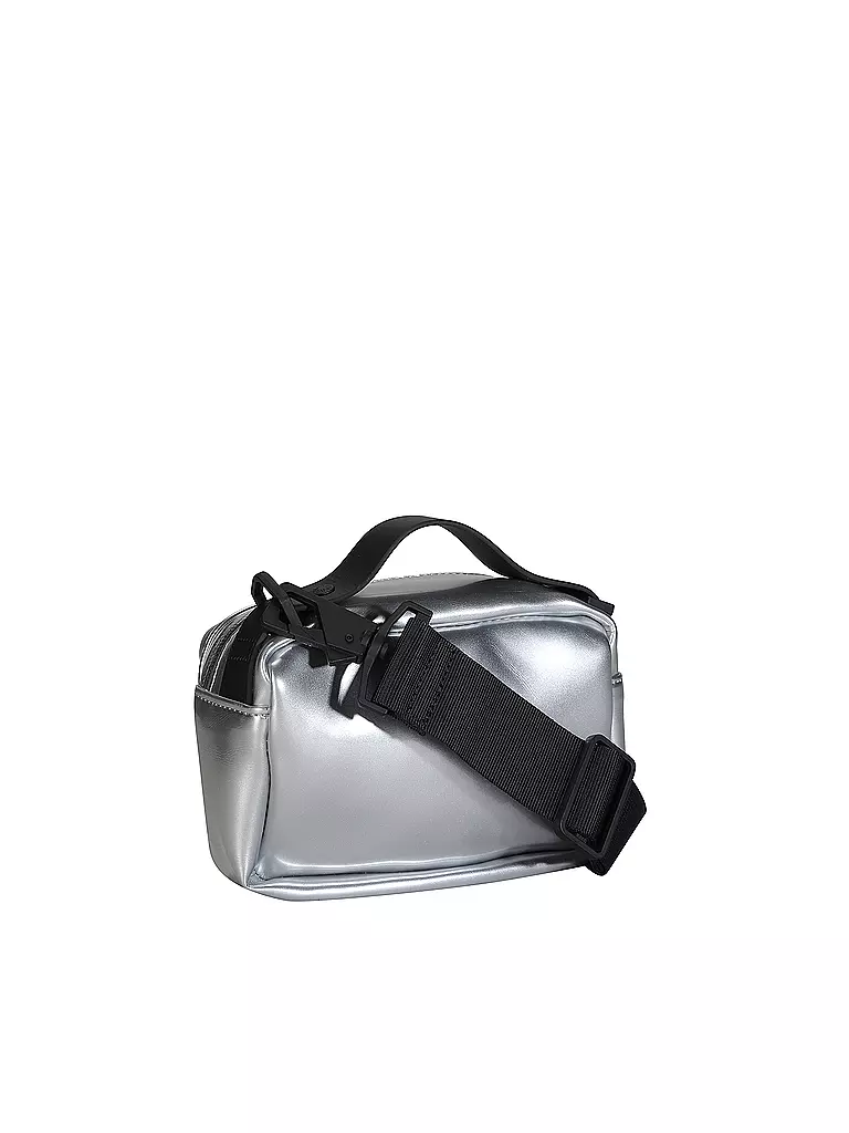 RAINS Tasche - Umhängetasche BOX BAG  MICRO W3 silber