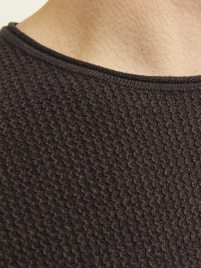 Jack & Jones JJECOOPER KNIT CREW NECK NOOS Mulch
