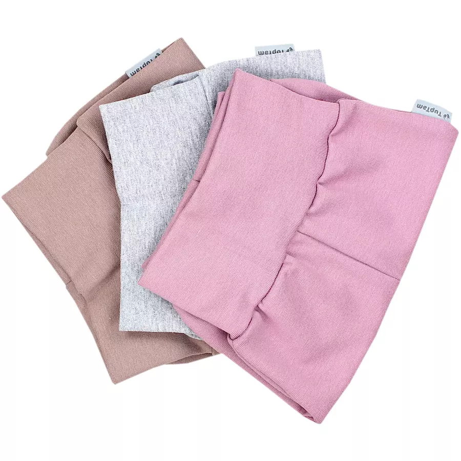 TupTam Baby Mädchen Jogginghose 3er Pack beigerosa