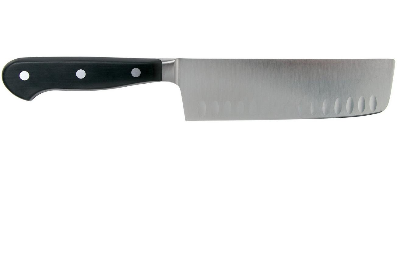 Wüsthof Classic nakiri met kuiltjes 17 cm, 1040132617