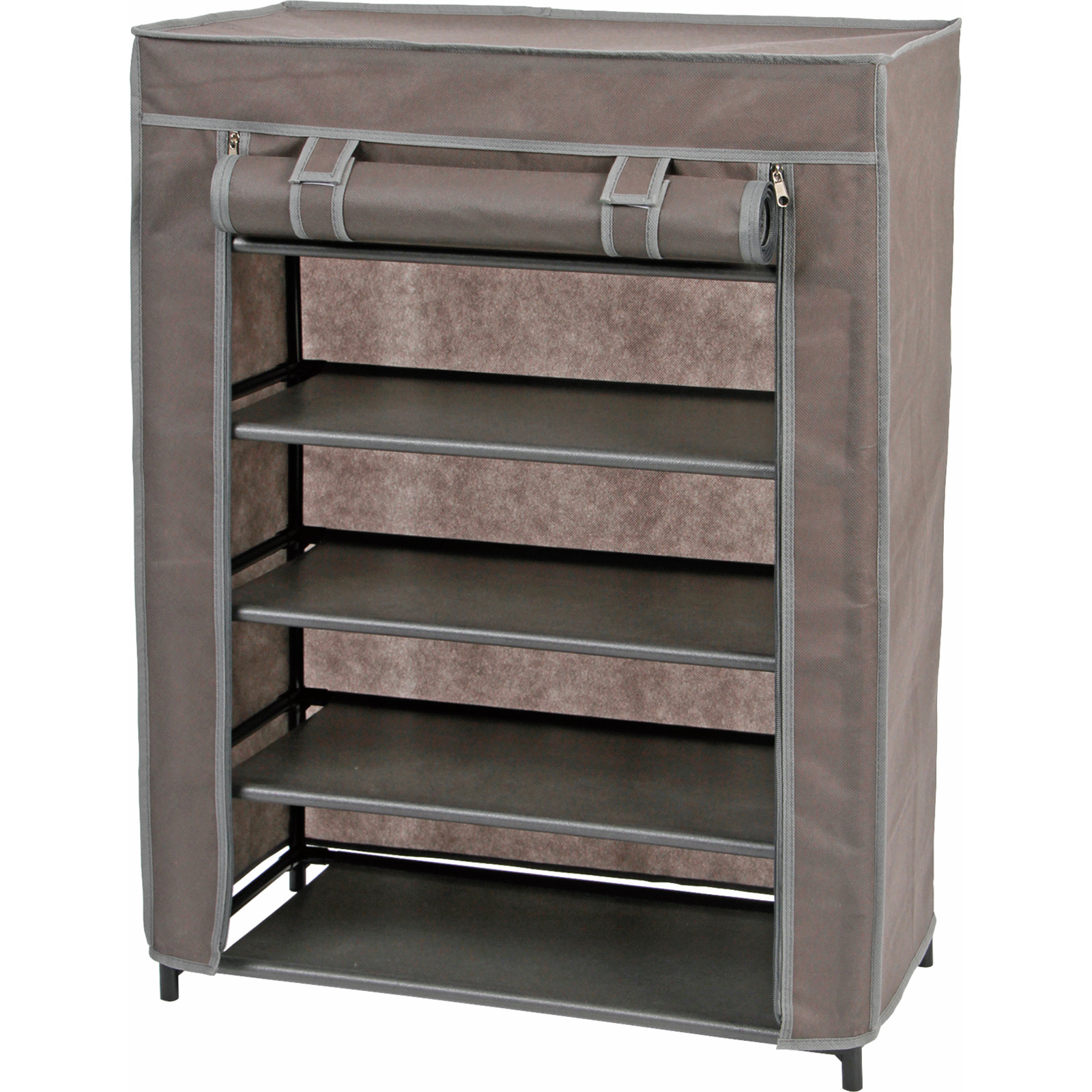Schuhschrank Midi Vliesstoff grau 60 x 80 x 30 cm